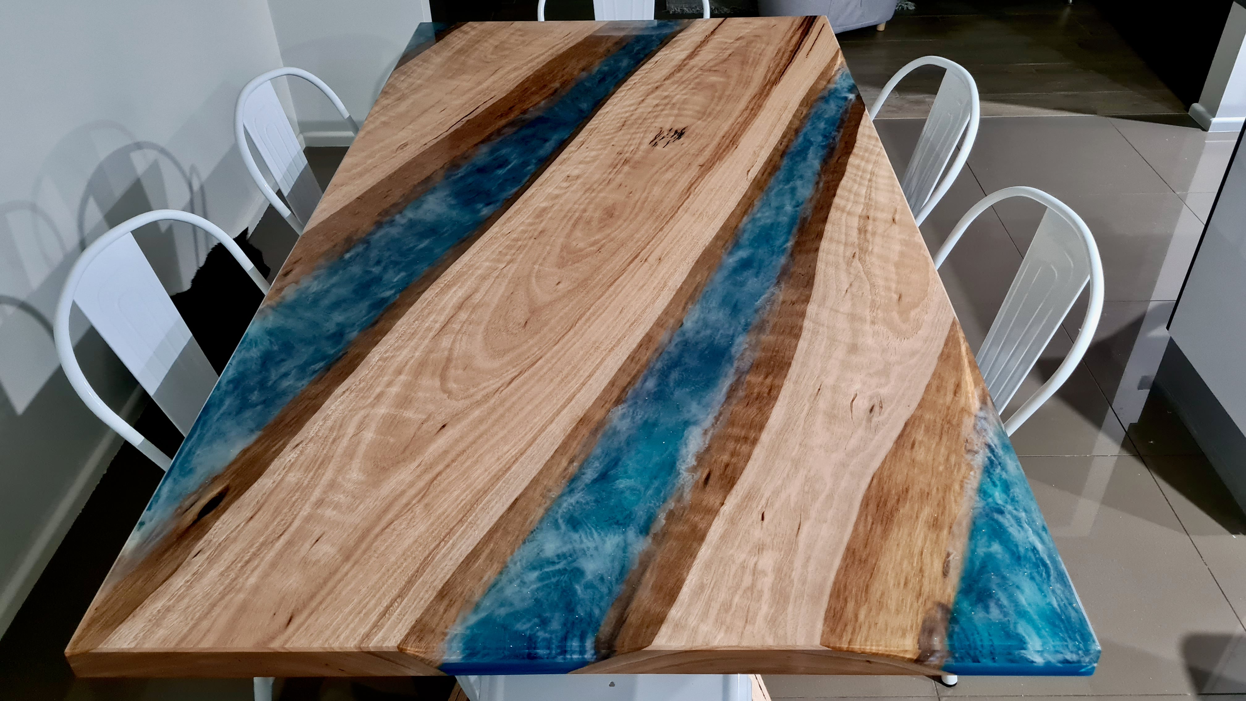 Ocean Inspired Table Art – Split Design - Vanities, Cabinets & Tiling