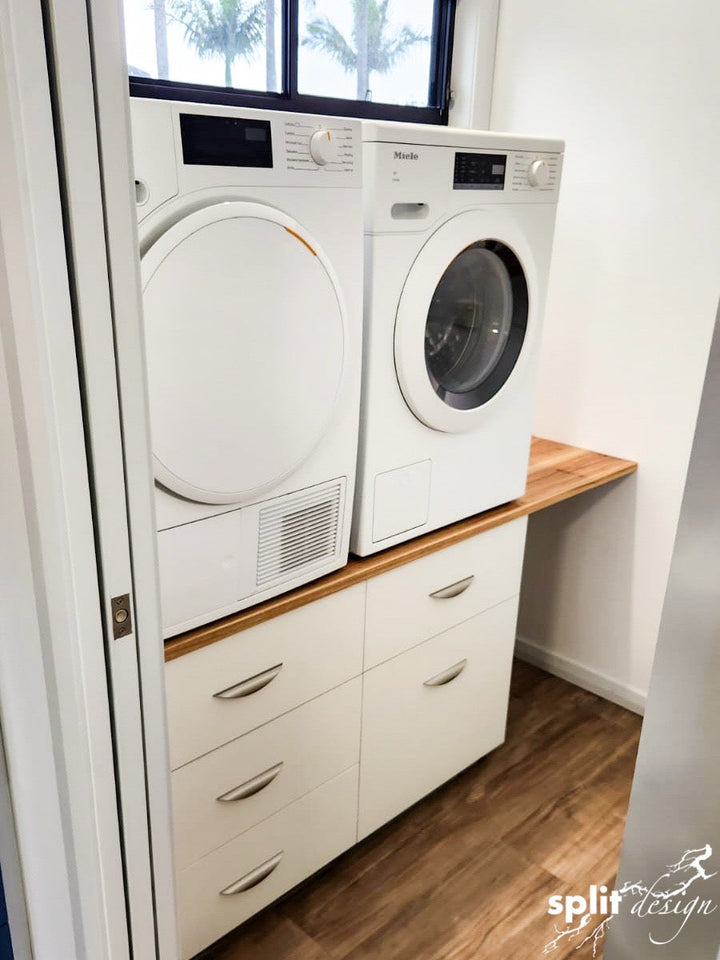 Laundry Inspo – Split Design - Vanities, Cabinets & Tiling